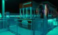 Hornblower Niagara Cruises Entry with Blue LED Lighting